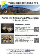 Kurse mit finnischem Papiergarn